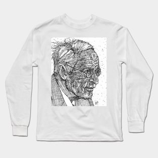 CARL JUNG - ink portrait .1 Long Sleeve T-Shirt